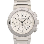 Bvlgari Watch Chronograph Silver