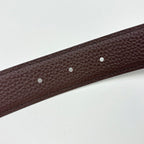 Hermes Constance Reversible Belt Leather Black Brown — view 3