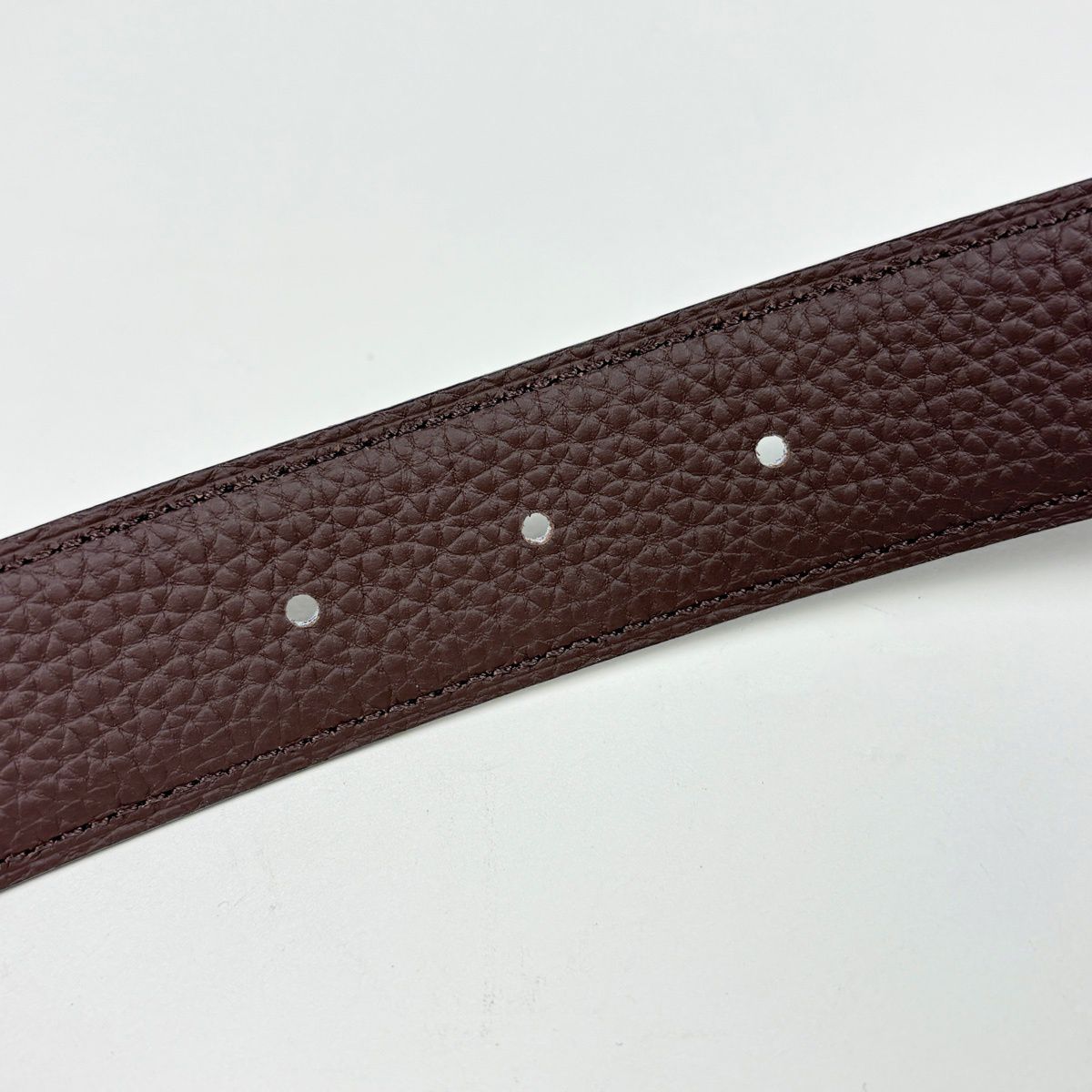 Hermes Constance Reversible Belt Leather Black Brown — view 3