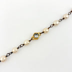 Chanel Faux Pearl Necklace Bijou Long Gold Plated — view 2