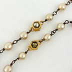 Chanel Faux Pearl Necklace Bijou Long Gold Plated — view 4