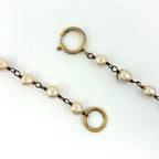 Chanel Faux Pearl Necklace Bijou Long Gold Plated — view 3
