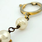 Chanel Faux Pearl Necklace Bijou Long Gold Plated — view 5