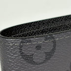 Louis Vuitton Portefeuille Calf Bifold Wallet Monogram Eclipse Gray — view 4