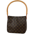 Louis Vuitton Looping Shoulder Bag Monogram Brown