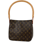 Louis Vuitton Looping Shoulder Bag Monogram Brown
