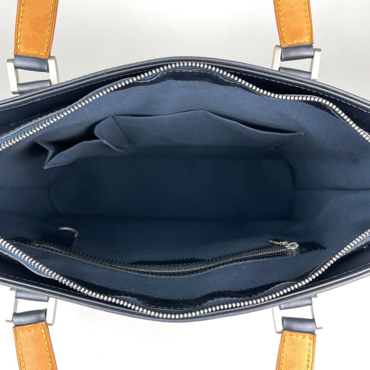 Louis Vuitton Wilwood Shoulder Bag Tote Monogram Matte Blue — view 8