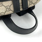 Gucci GG Pattern Backpack Supreme Beige Black — view 7