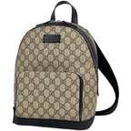 Gucci GG Pattern Backpack Supreme Beige Black