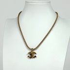 Chanel CC Logo Necklace Gold Plated — view 6