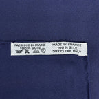 Hermes Carre 90 Cavaliers Peuls Horsemen of the Poule Tribe Scarf Silk Blue — view 2