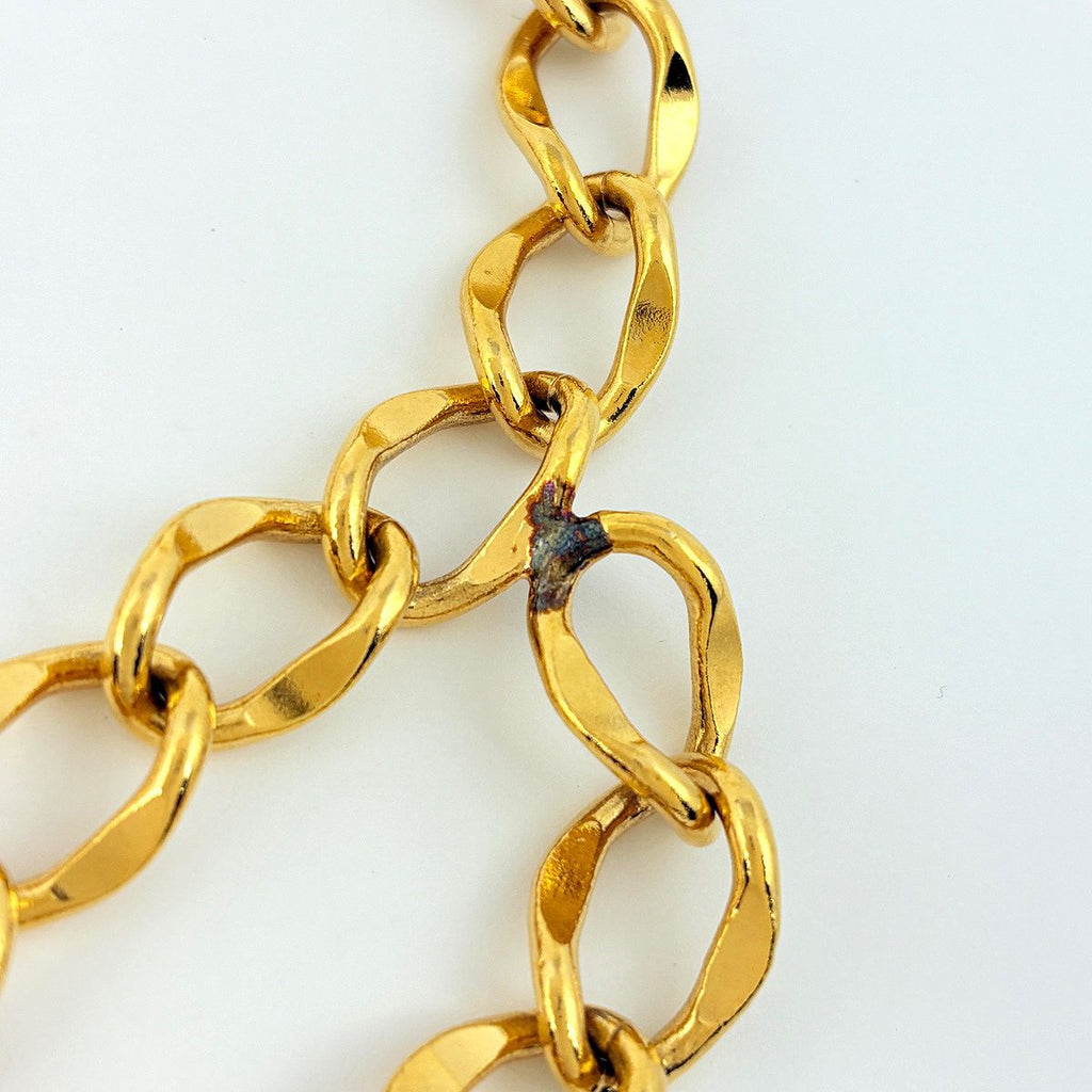 Chanel CC Logo Chain Belt Double Strand 94 Gold Plated — view 4