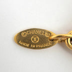 Chanel CC Logo Chain Necklace Gold Plated — view 5