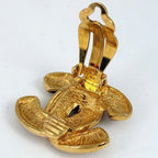 Chanel CC Logo Earrings Gold Plated — view 3