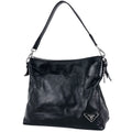 Prada Shoulder Bag Leather Nero