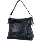 Prada Shoulder Bag Leather Nero