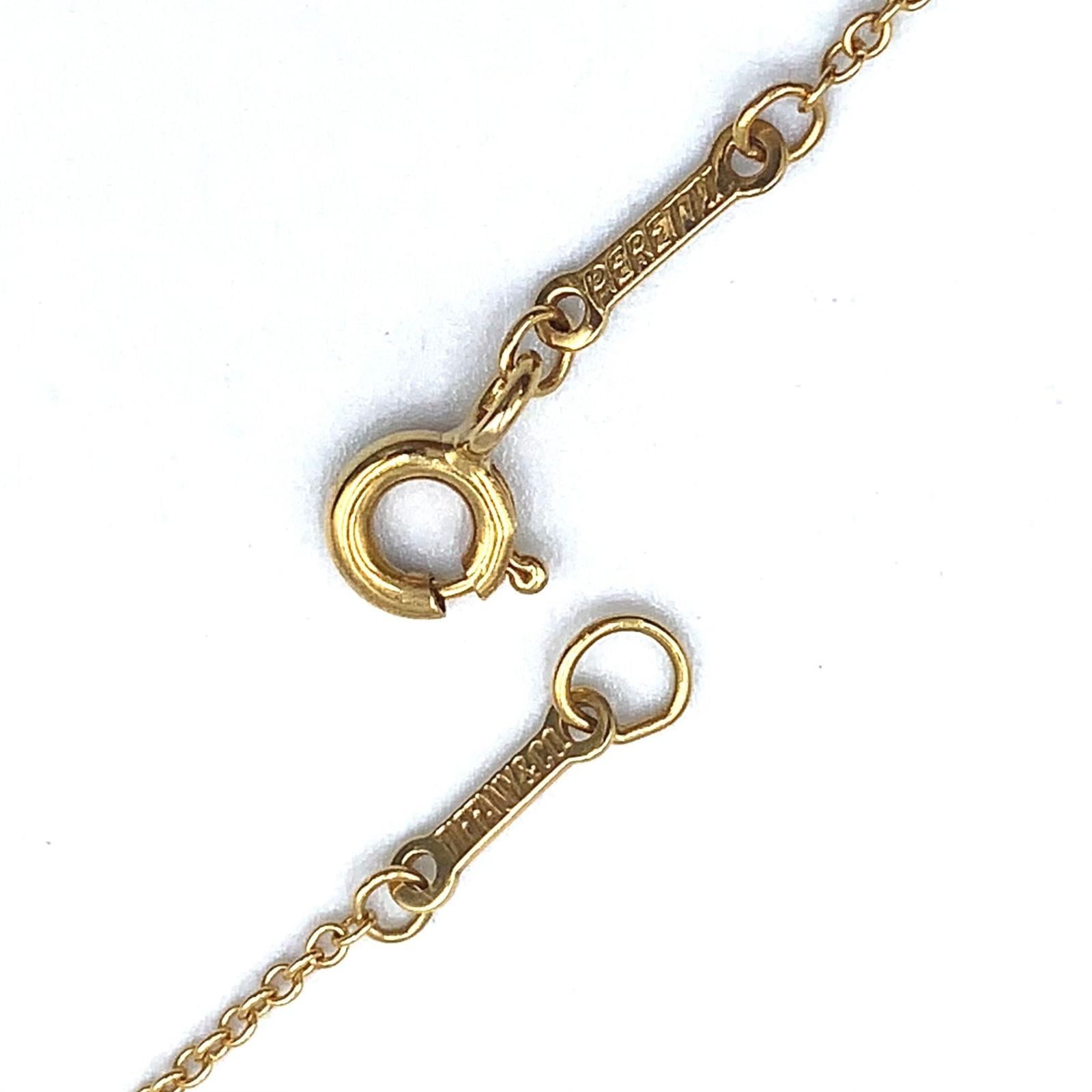Tiffany & Co Diamond by the Yard Yellow Gold Clear Necklace — view 8