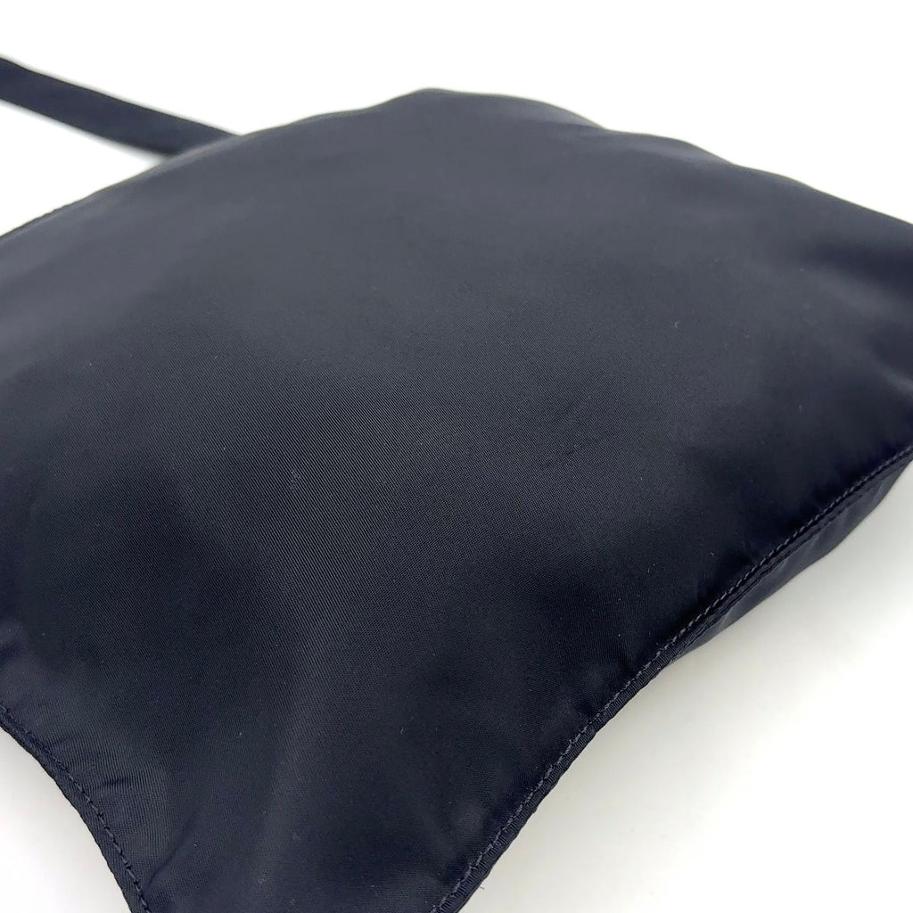 Prada Nylon Black Shoulder Bag Silver — view 9