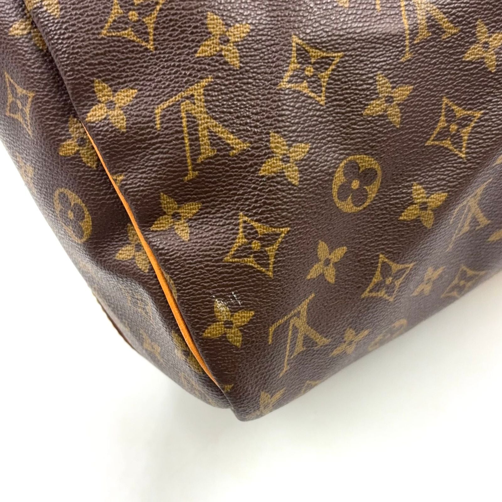 Louis Vuitton Keepall Bandouliere 45 Monogram Leather Brown Light Boston — view 9