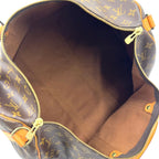 Louis Vuitton Keepall Bandouliere 45 Monogram Leather Brown Light Boston — view 3