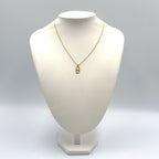 Dior CD Logo Gold Plated Necklace — view 9
