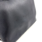 Prada Vitello Daino Leather Black Tote Gold — view 6