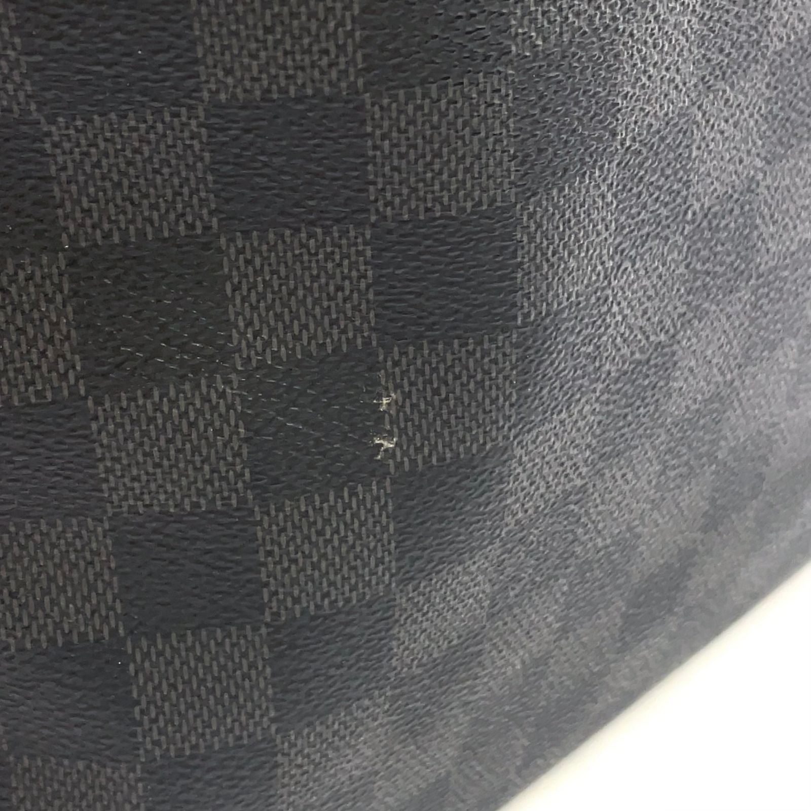 Louis Vuitton Daniel Damier Graphite Leather Black Shoulder Bag Silver — view 7