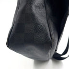 Louis Vuitton Daniel Damier Graphite Leather Black Shoulder Bag Silver — view 5