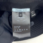 Prada Re-Nylon Black Hat Silver — view 4