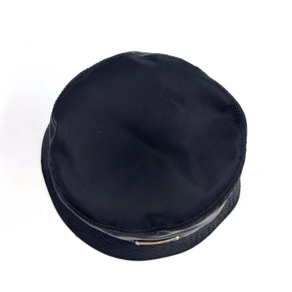 Prada Re-Nylon Black Hat Silver — view 3