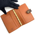 Louis Vuitton Agenda PM Monogram Brown Notebook Cover Gold — view 3