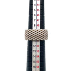 Tiffany & Co Somerset Mesh Silver Ring — view 6