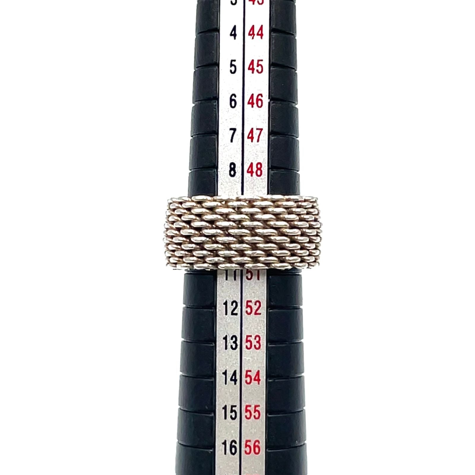 Tiffany & Co Somerset Mesh Silver Ring — view 6