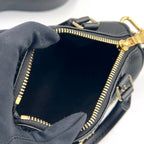 Louis Vuitton Nano Speedy Monogram Empreinte 2-Way Shoulder Leather Black — view 3