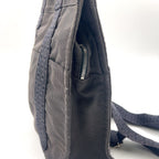 Hermes Her Line a Dos Canvas Dark Gray Backpack Silver — view 7
