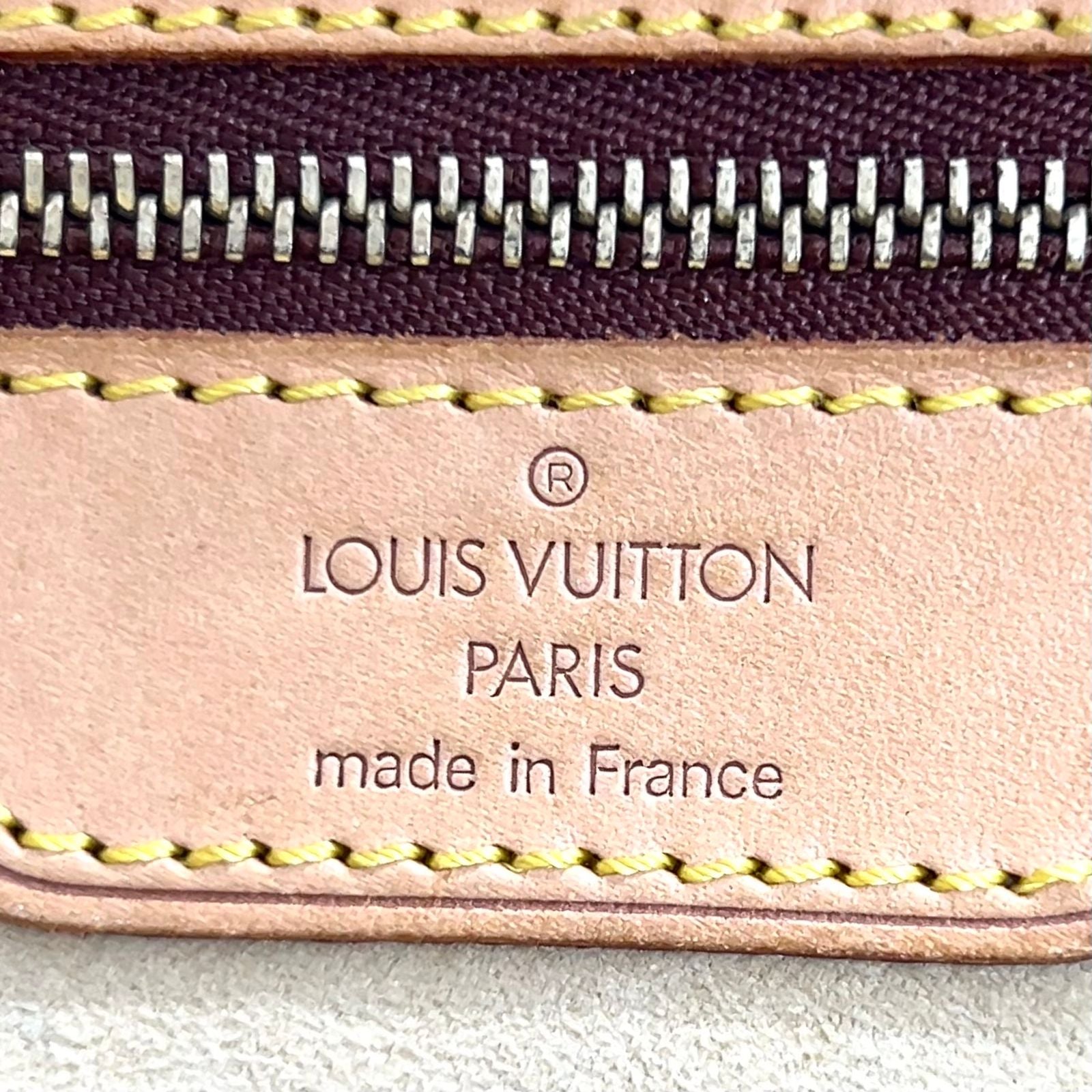 Louis Vuitton Cite GM Monogram Leather Brown Light Shoulder Bag Gold — view 4