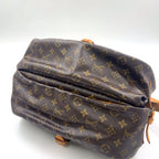 Louis Vuitton Saumur 35 Monogram Leather Brown Light Shoulder Bag Gold — view 6