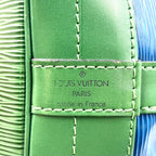 Louis Vuitton Noe Epi Toledo Blue Borneo Green Leather Shoulder Bag Gold — view 4