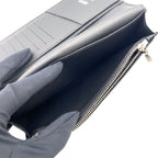 Louis Vuitton Portefeuille Brazza Epi Initial Leather Black Bifold Wallet Silver — view 5