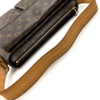 Louis Vuitton Viva Cite GM Monogram Leather Brown Shoulder Bag Gold — view 5