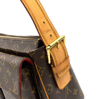 Louis Vuitton Viva Cite GM Monogram Leather Brown Shoulder Bag Gold — view 6
