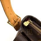 Louis Vuitton Viva Cite GM Monogram Leather Brown Shoulder Bag Gold — view 6