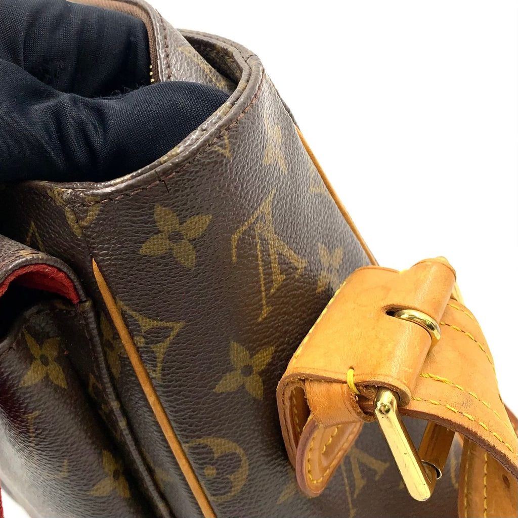 Louis Vuitton Viva Cite GM Monogram Leather Brown Shoulder Bag Gold — view 7