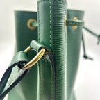 Louis Vuitton Noe Epi Borneo Green Leather Shoulder Bag Gold — view 8