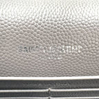 Saint Laurent Paris Kate Tassel Chain Wallet Shoulder Bag Leather Gray Silver — view 4