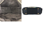 Prada Tessuto Venice Black Multicolor Gold Nylon Leather Shoulder — view 9