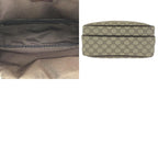 Gucci Beige Dark Brown Silver GG Supreme Canvas Leather Shoulder — view 9