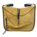 Loewe Hammock Bag Handbag Leather Suede Beige Black Feminine