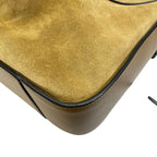 Loewe Hammock Bag Handbag Leather Suede Beige Black Feminine — view 6