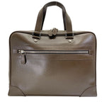 Louis Vuitton Business Briefcase Handbag LV Logo Taiga Leather Brown Practical